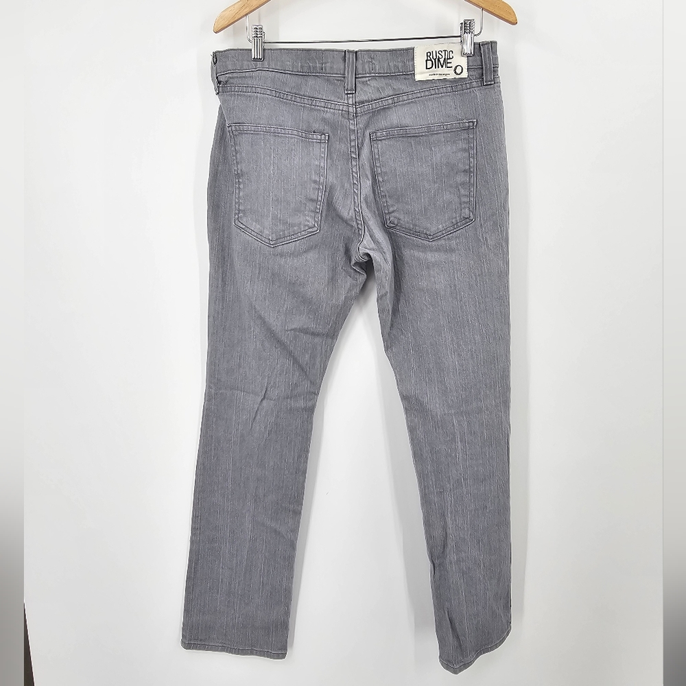Rustic Dime mens Gray Jeans made in USA Size 36 (fits closer to 34)